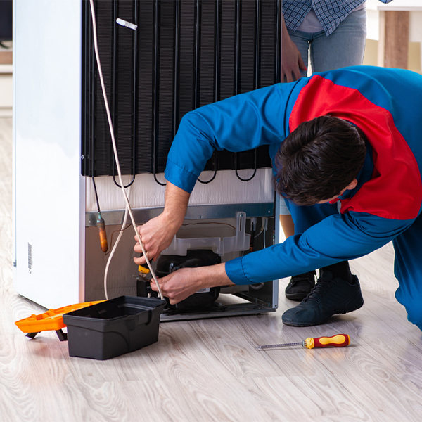 how much do you charge for refrigerator repair services in Desert Edge CA